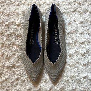 ROTHY’S gray flats size 8.5